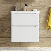 Комплект мебели для ванной STWORKI Монтре 60 432004 подвесной Белый-4