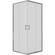 Душевой уголок Ambassador Kingston 80x80 14011119 профиль Хром стекло прозрачное-1