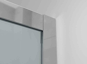 Душевой уголок Ambassador Kingston 80x80 14011119 профиль Хром стекло прозрачное-4
