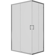 Душевой уголок Ambassador Kingston 100x90 14011121 профиль Хром стекло прозрачное-1