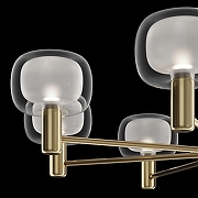 Подвесной светильник Maytoni V1s1on MOD411PL-08G цвет плафона/подвески Прозрачный, цвет арматуры Золото-3