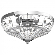 Потолочный светильник Maytoni Facet MOD094CL-04CH цвет плафона/подвески Прозрачный, цвет арматуры Хром