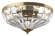 Потолочный светильник Maytoni Neoclassic Facet MOD094CL-04G цвет плафона/подвески Прозрачный, цвет арматуры Золото