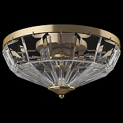 Потолочный светильник Maytoni Neoclassic Facet MOD094CL-04G цвет плафона/подвески Прозрачный, цвет арматуры Золото-1
