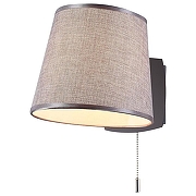 Настенный светильник Maytoni Bergamo MOD613WL-01B цвет плафона/подвески Светло-серый, цвет арматуры Хром, Черный-1