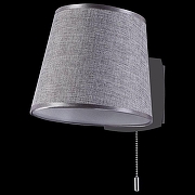 Настенный светильник Maytoni Bergamo MOD613WL-01B цвет плафона/подвески Светло-серый, цвет арматуры Хром, Черный-2