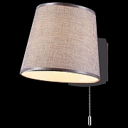 Настенный светильник Maytoni Bergamo MOD613WL-01B цвет плафона/подвески Светло-серый, цвет арматуры Хром, Черный-3