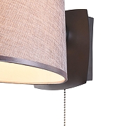 Настенный светильник Maytoni Bergamo MOD613WL-01B цвет плафона/подвески Светло-серый, цвет арматуры Хром, Черный-4