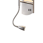 Настенный светильник Maytoni Bergamo MOD617WL-01CH цвет плафона/подвески Бежевый, цвет арматуры Хром-5