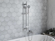 Комплект смесителей STWORKI by Damixa Дублин HFDB75000+HFDB02100+HFDB91000+27454000 Хром-10