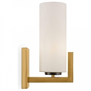 Настенный светильник Maytoni Fortano MOD089WL-01BS цвет плафона/подвески Белый, цвет арматуры Латунь, Черный-1