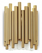 Настенный светильник Maytoni Col1seo MOD135WL-01BS цвет плафона/подвески Латунь, цвет арматуры Латунь