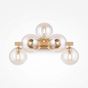 Настенный светильник Maytoni Dallas MOD547WL-05G цвет плафона/подвески Оранжевый, цвет арматуры Золото-1