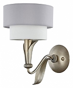 Настенный светильник Maytoni L1ll1an H311-01-G цвет плафона/подвески Белый, Серый, цвет арматуры Серебро