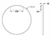Настенный светильник Maytoni R1m MOD058WL-L50BS4K цвет плафона/подвески Латунь, цвет арматуры Латунь-2