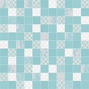 Декор AltaCera Мозаика Аквамарин / Mosaic Aquamarine DW7MSC16 Глянцевый 30,5х30,5 см