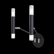 Настенный светильник Maytoni Vigo MOD620WL-04B цвет плафона/подвески Белый, Черный, цвет арматуры Черный-1