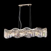 Люстра Maytoni Diamant Crystal Gracia DIA201PL-06G1 цвет плафона/подвески Прозрачный, цвет арматуры Золото