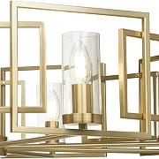 Люстра Maytoni Bow1 H009PL-08G цвет плафона/подвески Прозрачный, цвет арматуры Золото-4