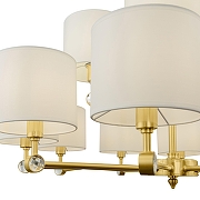 Люстра Maytoni Alloro MOD088PL-15BS цвет плафона/подвески Белый, цвет арматуры Латунь-4