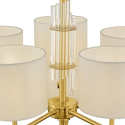 Люстра Maytoni Alloro MOD088PL-15BS цвет плафона/подвески Белый, цвет арматуры Латунь-5