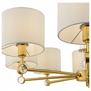 Люстра Maytoni Alloro MOD088PL-08BS цвет плафона/подвески Белый, цвет арматуры Латунь-2