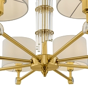 Люстра Maytoni Alloro MOD088PL-08BS цвет плафона/подвески Белый, цвет арматуры Латунь-4