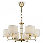 Люстра Maytoni Alloro MOD088PL-06BS цвет плафона/подвески Белый, цвет арматуры Латунь-1