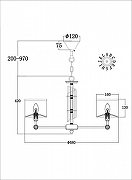 Люстра Maytoni Alloro MOD088PL-06BS цвет плафона/подвески Белый, цвет арматуры Латунь-6