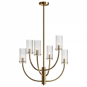 Люстра Maytoni Neoclassic Arco MOD223PL-06BS цвет плафона/подвески Прозрачный, цвет арматуры Латунь