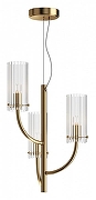 Люстра Maytoni Arco MOD223PL-03BS цвет плафона/подвески Прозрачный, цвет арматуры Латунь-2