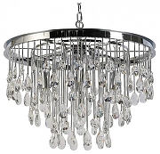 Люстра Maytoni Neoclassic Linn MOD091PL-05CH цвет плафона/подвески Прозрачный, цвет арматуры Хром