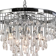 Люстра Maytoni Neoclassic Linn MOD091PL-05CH цвет плафона/подвески Прозрачный, цвет арматуры Хром-4