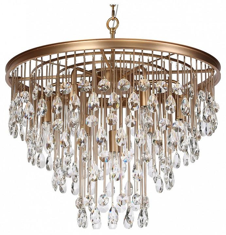 Люстра Maytoni L1nn MOD091PL-07G цвет плафона/подвески Прозрачный, цвет арматуры Золото