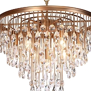 Люстра Maytoni L1nn MOD091PL-07G цвет плафона/подвески Прозрачный, цвет арматуры Золото-4