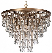 Люстра Maytoni L1nn MOD091PL-09G цвет плафона/подвески Прозрачный, цвет арматуры Золото