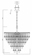 Люстра Maytoni L1nn MOD091PL-09G цвет плафона/подвески Прозрачный, цвет арматуры Золото-5