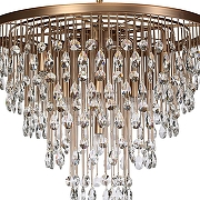 Люстра Maytoni L1nn MOD091PL-09G цвет плафона/подвески Прозрачный, цвет арматуры Золото-4