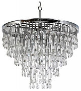 Люстра Maytoni L1nn MOD091PL-09CH цвет плафона/подвески Прозрачный, цвет арматуры Хром