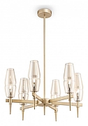 Люстра Maytoni L1ta H002PL-06G цвет плафона/подвески Прозрачный, цвет арматуры Золото-1
