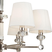 Люстра Maytoni R1vers1de MOD018PL-06CH цвет плафона/подвески Белый, цвет арматуры Прозрачный, Хром-3