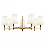 Люстра Maytoni Zaragoza H001CL-07BS цвет плафона/подвески Белый, цвет арматуры Латунь-1