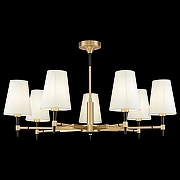 Люстра Maytoni Zaragoza H001CL-07BS цвет плафона/подвески Белый, цвет арматуры Латунь-2