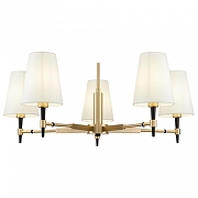 Люстра Maytoni Zaragoza H001CL-05BS цвет плафона/подвески Белый, цвет арматуры Латунь-1