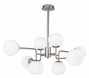 Люстра Maytoni Er1ch MOD221-PL-08-N цвет плафона/подвески Белый, цвет арматуры Никель