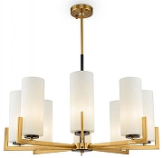 Люстра Maytoni Fortano MOD089PL-08BS цвет плафона/подвески Белый, цвет арматуры Латунь