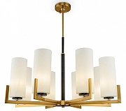 Люстра Maytoni Fortano MOD089PL-08BS цвет плафона/подвески Белый, цвет арматуры Латунь-2