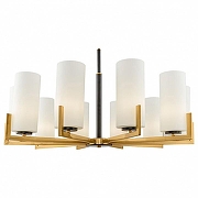 Люстра Maytoni Fortano MOD089PL-10BS цвет плафона/подвески Белый, цвет арматуры Латунь-1