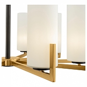 Люстра Maytoni Fortano MOD089PL-10BS цвет плафона/подвески Белый, цвет арматуры Латунь-3