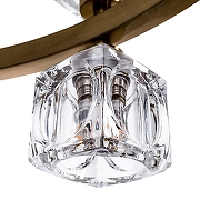 Люстра Divinare Alessandro 7205/17 LM-24 цвет плафона/подвески Прозрачный, цвет арматуры Латунь-4